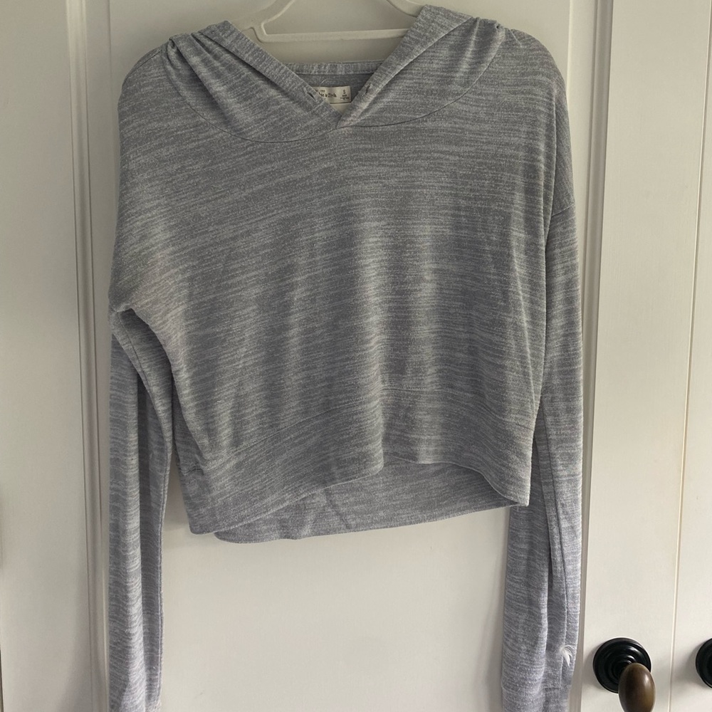 Abercrombie & Fitch grey sweatshirt size S